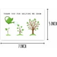 thumbnail image 2 of Thank You For Helping Me Grow Card - Appreciation Card For Teacher Mom Or Dad - End Of The Year Teacher Appreciation - Teacher Appreciation Day, 5 x 7 inches$$Office, 2 of 8