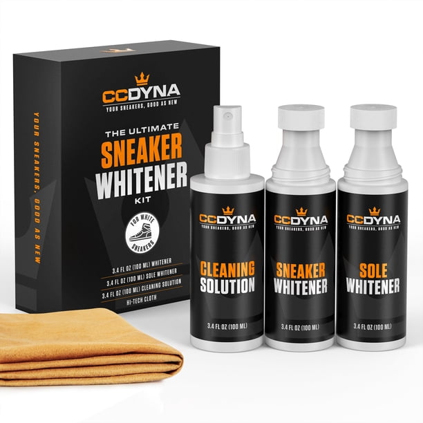 Kit blanqueador de zapatillas CCDYNA, juego todo en uno para blanquear zapatos