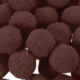 thumbnail image 3 of Uxcell Pom Felt Balls Fabric 0.39" Dark Brown for Crafts Project DIY 100 Pcs, 3 of 7