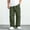 Army Green, variant on Mooqilaa Boys Cargo Pants Size 14, Elastic Waist Relaxed Fit Multi-Pocket Casual Straight Leg Pants Black
