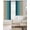 Turquoise, khaki, variant on Turquoise Yellow Ombre Blackout Curtains for Bedroom, Thermal Insulated Drapes, Farmhouse Modern Gradient Art Black Out Curtains 63 Inch Long Room Darkening Kitchen Curtains 42"x63" 2 Panels