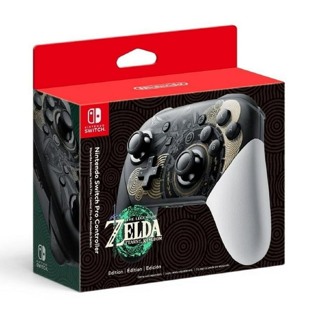 Control inalámbrico Nintendo Switch Control inalambrico negro edición TLOZ Tears of the Kingdom