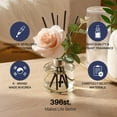 thumbnail image 2 of Rose Flower Reed Diffuser, Vanilla Lavender, 200ml(6.7oz) / Reed Diffuser Sets, Home Fragrance, Scented Oils, Home & Bathroom Décor, 2 of 3