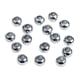 thumbnail image 1 of EeaseMX 50 cuentas de vidrio de 4 mm con agujeros grandes para hacer joyas, hebras de cuentas de vidrio redondas para pulseras y collares hechos a mano (plata), 1 of 7