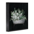 thumbnail image 3 of Stupell Industries French Country Floral Bath on Black Black Framed Giclee Art, 12 x 12, by Nan, 3 of 8
