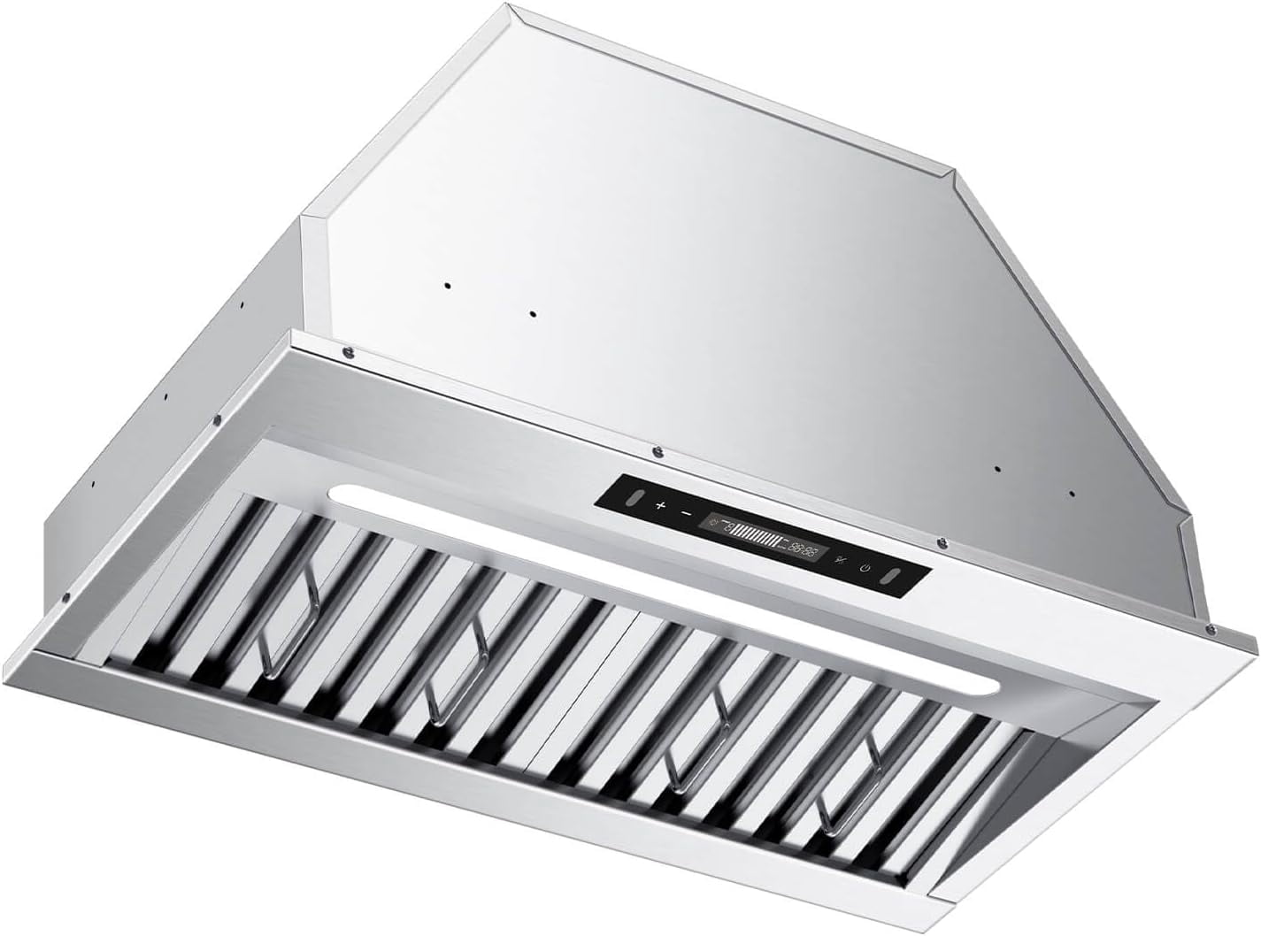 30-inch 900CFM Range Hood Insert - Stainless Steel Kitchen Exhaust Vent with Gesture/Touch Control, LED Light, Convertible Duct/Ductless (110V)‌