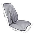 thumbnail image 3 of Suncoda Car Seat Cushion, Backrest Ventilation Car Seat Cushion Summer Comfortable Cool Cushion Used in Various Scenarios Suitable for All Seasons, 3 of 7