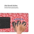 thumbnail image 5 of Xecao Red Hibiscus Flower Print Large Mouse Pad, 16x35.5in Mousepad, Professional Non-Slip Rubber Base Big Mouse Pad, Mouse Pad for Gaming & Office Full Desk Mouse Pad, 5 of 9