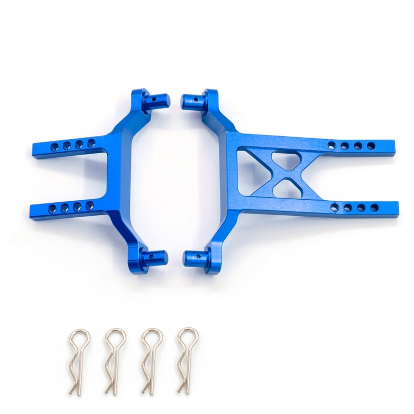 Traxxas 6061-T6 Aluminum Blue Driveshaft Assembly - Front & Rear Pair For LaTrax Teton & SST 1/18 Models