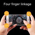 thumbnail image 4 of 2Pcs Four-finger Linkage Gamepad Triggers Mobile Phone Game Aim Fire Buttons,Golden, 4 of 7