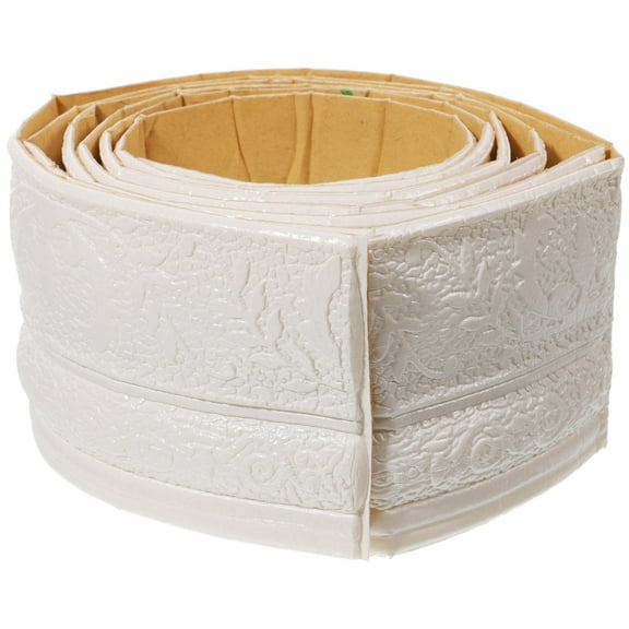 WHAMVOX White Self Adhesive Wall Molding Sticker Foams for Decoration with Excellent Roll 2 3 Meters