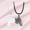 thumbnail image 3 of Deeceymbur Couple Necklace with Magnet Design Fashionable Personalized Valentine Gift for Him Her Jewelry, 3 of 10
