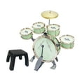 thumbnail image 2 of BELOVING Ensemble de Pile pour Enfants Instruments de Musique Compacts Jouet pour Fête Concert Maternelle Vert, 2 of 8