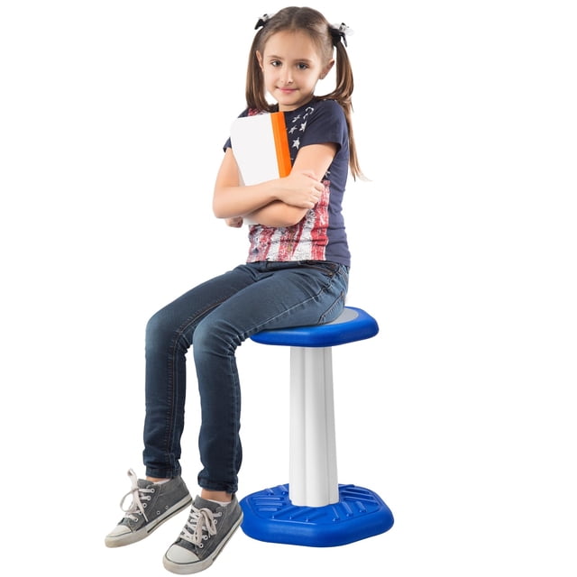 Silla deportiva Wobble Chair VEVOR para niños con cojín de esponja, color azul