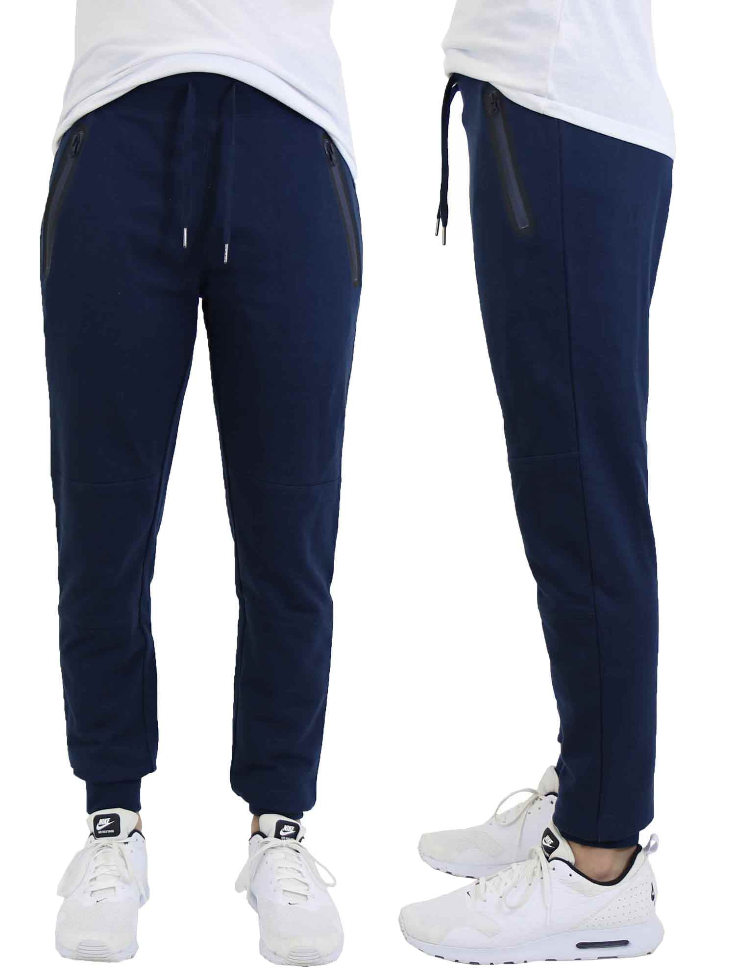 Men's Jogger Sweatpants With Zipper Pockets - Walmart.com