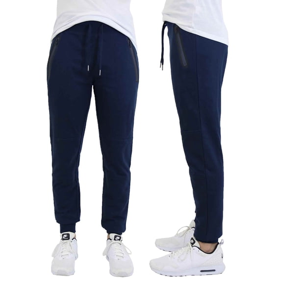 Men's Jogger Sweatpants With Zipper Pockets