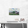 thumbnail image 2 of ARTCANVAS Old Cottage In Les Sablons 1885 Canvas Art Print by Alfred Sisley - Size: 18" x 12" (0.75" Deep), 2 of 9