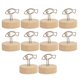thumbnail image 1 of Soporte para números de mesa con forma de pez, Clips para Tarjeta De Nombre, tipo Vertical, sencillo y bonito, con Base de registro para oficina, 10 Uds., 1 of 8