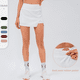 thumbnail image 5 of Falda de tenis ajustada y elástica para mujer, antideslumbrante, de cintura alta, para deportes, yoga, fitness, golf, falda corta con bolsillo, 5 of 6