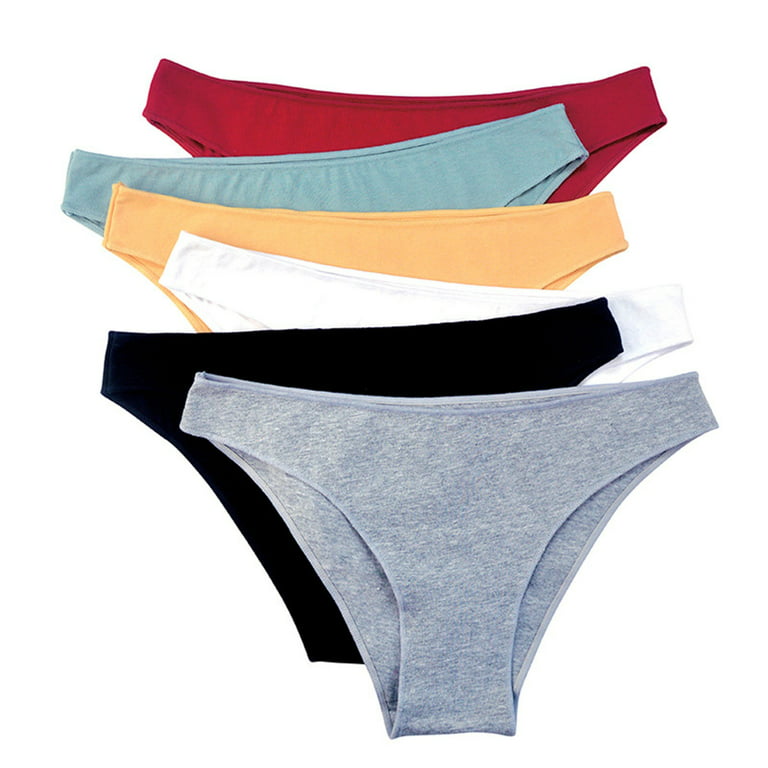 Mortilo Cotton Underwear For Women , No Show Plus Size Panties Full  Coverage Panties Women Gifts Grey M