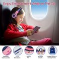 thumbnail image 2 of Auriculares SIMOLIO Kids con limitador de volumen y micrófono - Rosa, 2 of 7