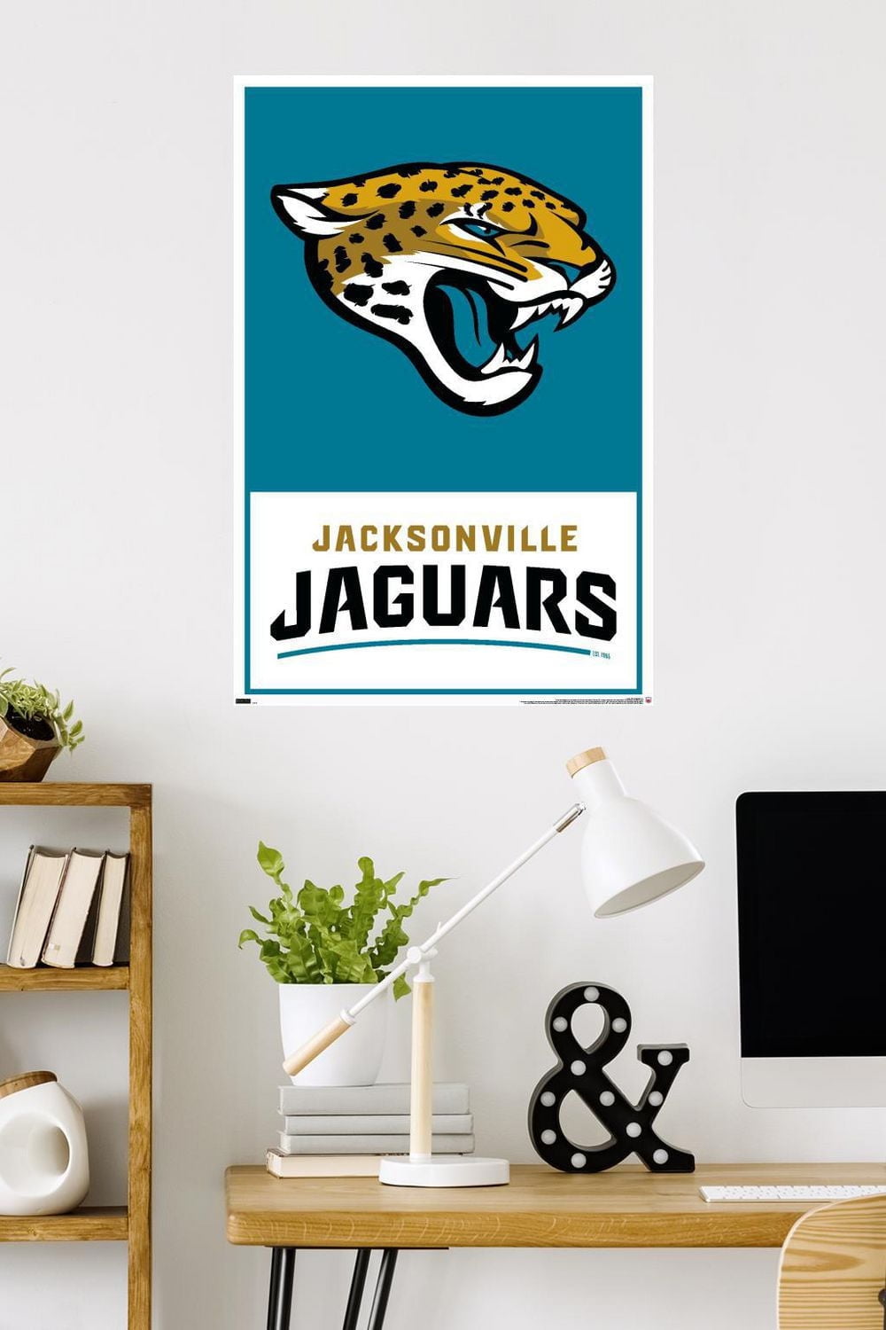 NFL Jacksonville Jaguars - Logo 21 Wall Poster, 22.375" x 34"