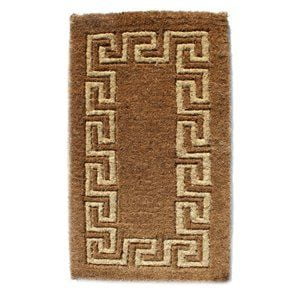 Key Door Mat - Imports Decor Greek Key Door Welcome Mat 24-in 39-in