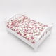 thumbnail image 4 of Miniatura de madera 1/12 Casa de Muñecas Cama Doble Hoja Floral Casa Muebles Niños Juguete para el Hogar Jumpingount WJ4205-00B, 4 of 7