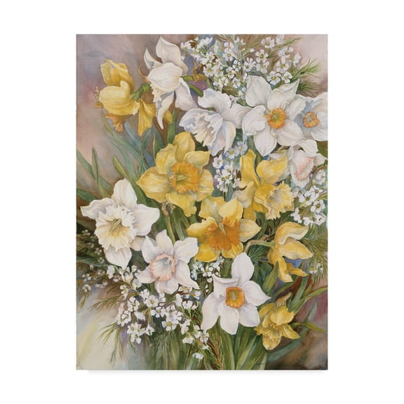 Trademark Fine Art 'Jonquils' Canvas Art by Joanne Porter
