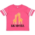 thumbnail image 3 of Inktastic Big Sister Announcement Girls Giraffe Girls Toddler T-Shirt, 3 of 5