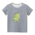 thumbnail image 4 of TopLLC Blouses & Chemises à Manches Courtes Col Rond Chemises pour Enfants T-Shirt Graphique à Manches Courtes Top Court Col Rond pour Filles et Garçons de 3 à 14 Ans T-Shirt Tee Girl Blouse, 4 of 4