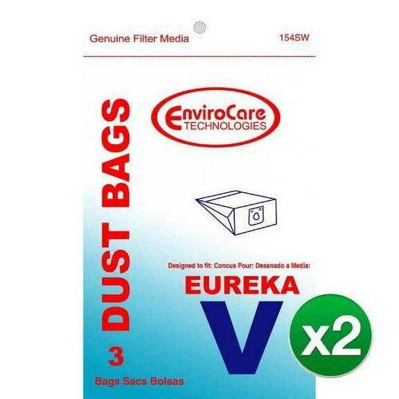 EnviroCare Replacement Vacuum Bag for 52358A-6 / 154SW / 54923 (2 Pack)