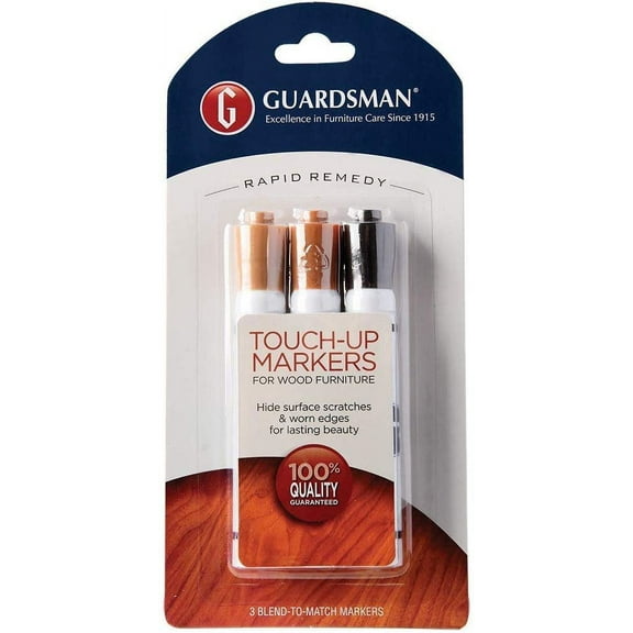Guardsman Wood Touch-Up Markers - 3 Colors - Touch-Up and Repair Scratches - 465000