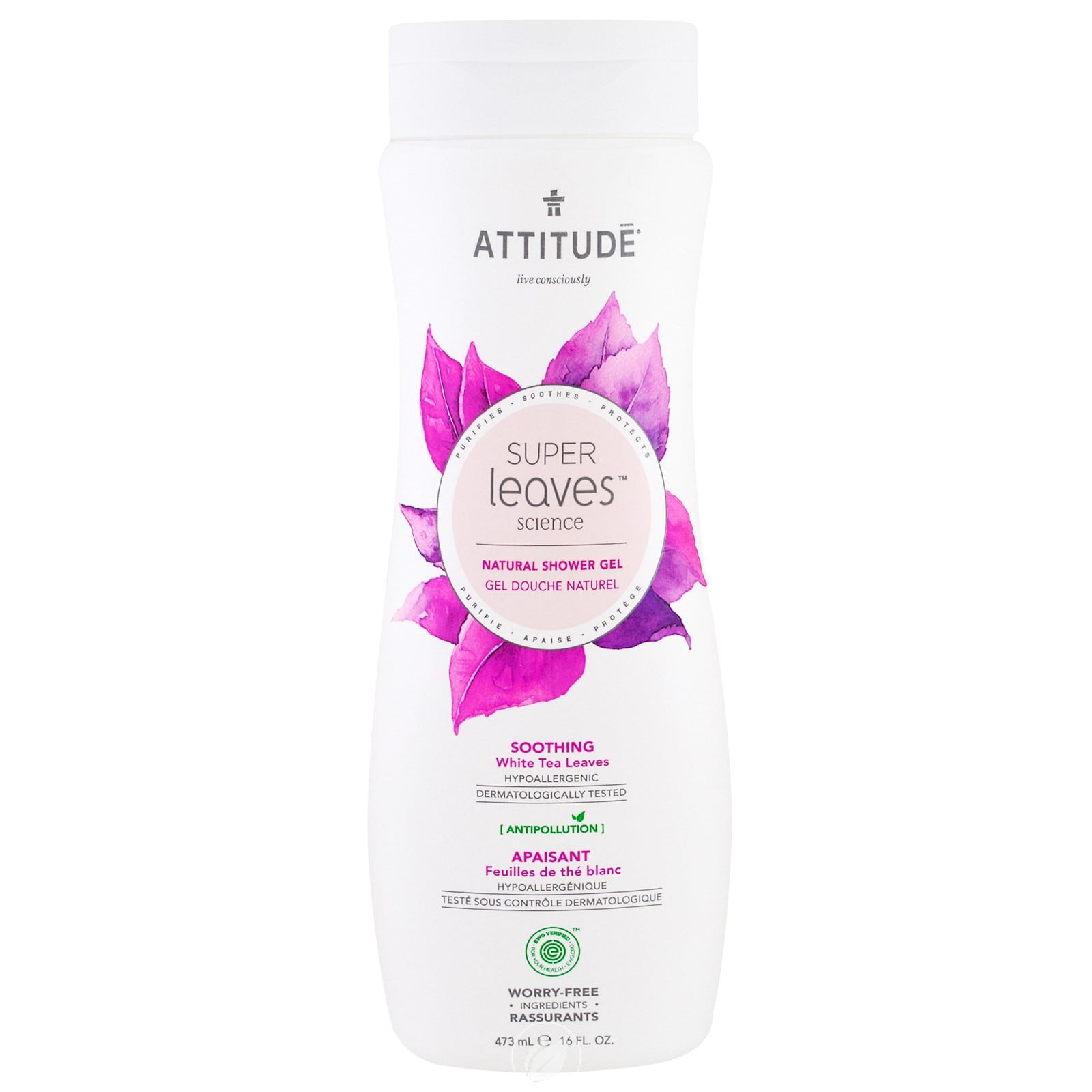 Attitude Natural Body Wash Soothing 15.9 Ounce
