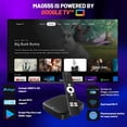 thumbnail image 2 of Raxxio MAG555 4K Google TV Streaming Box – 16GB Storage, 2GB RAM, Voice Control Remote, Dolby Digital 8-Channel Sound, 2 of 8