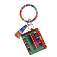 thumbnail image 1 of Wristlet Bracelet Keychain Circle Key Ring Pocket Credit Card Holder Circle Key Ring Tassel Keychains Bangle Purse for Women 25#, 1 of 6