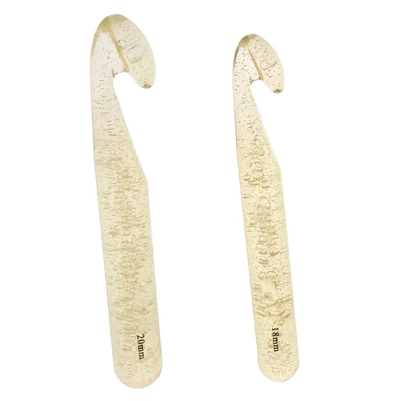 FACEGA 2pcs Huge Crochet Hook Set