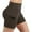 Brown, variant on PEONAVET Women's High Waist Biker Shorts with Pockets Tummy and Control Workout GAthletic Running Yoga Shorts;Fashion Womens Yoga Leggings Fitness Running GLadies Solid Pants