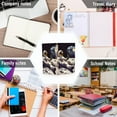 thumbnail image 6 of FORMRS 1-Subject Spiral Notebook 8" x 5" College Ruled 60 Refillable Sheet A5 Hard Cover, 2 Pack, Beige Astronaut, 6 of 7