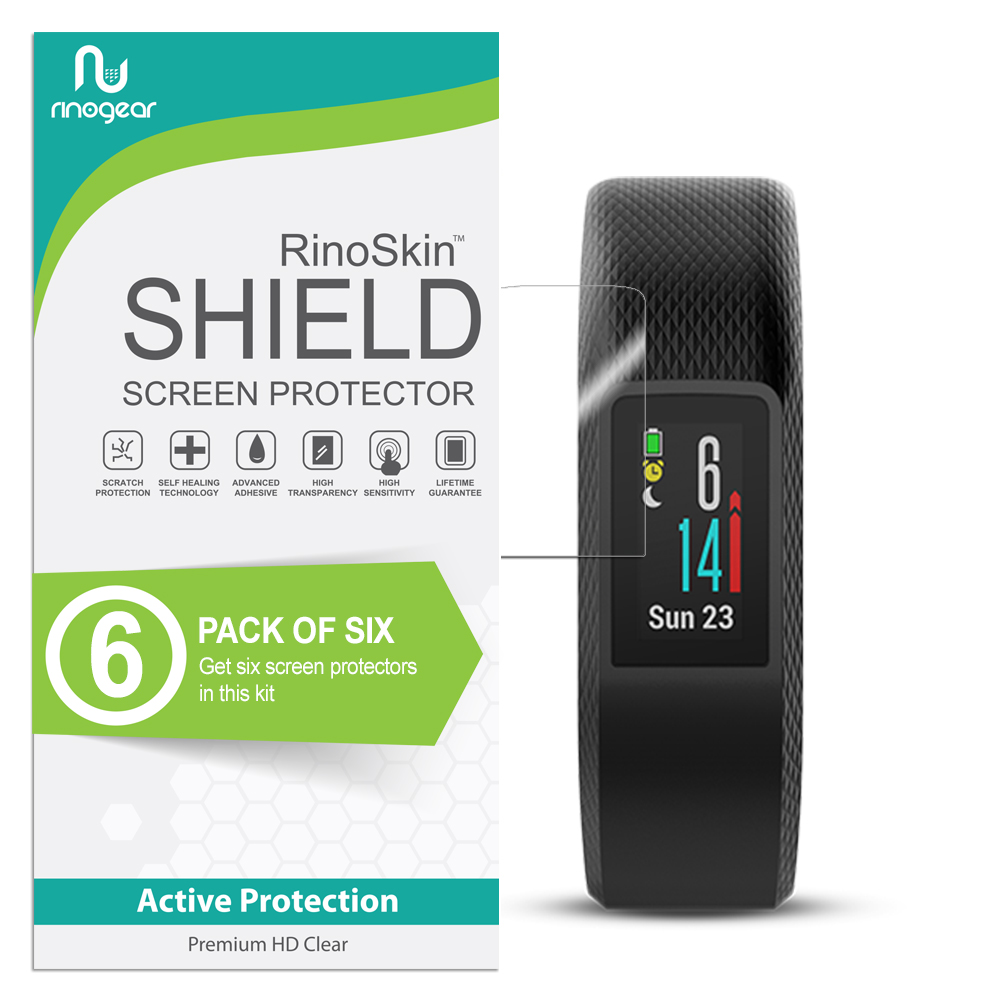 Full Coverage Anti-Glare Screen Protector and Anti-Bubble Film IQ Shield Matte Full Body Skin Compatible with Garmin Vivosport