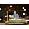 thumbnail image 3 of Chess Player 3D Engraved Crystal 3D Engraved Crystal Keepsake/Gift/Decor/Collectible/Souvenir, 3 of 6