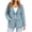 Light Blue, variant on Womens Casual Denim Jacket Long Sleeve Lightweight Open Front Tie Knot with Pockets Blue,Size S