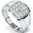 thumbnail image 3 of Pompeii 1 cttw Diamond Mens Ring 10k White Gold (I/J,I2-I3), 3 of 6