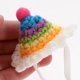 thumbnail image 5 of unbranded Sombrero Tejido Para Hámster Y Pequeños Para Fiestas Y Cosplay Multicolor, 5 of 7