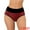 Burgundy, variant on DARING DIVA Women's Tummy Control Color-Block Brief Panties 3XL Black