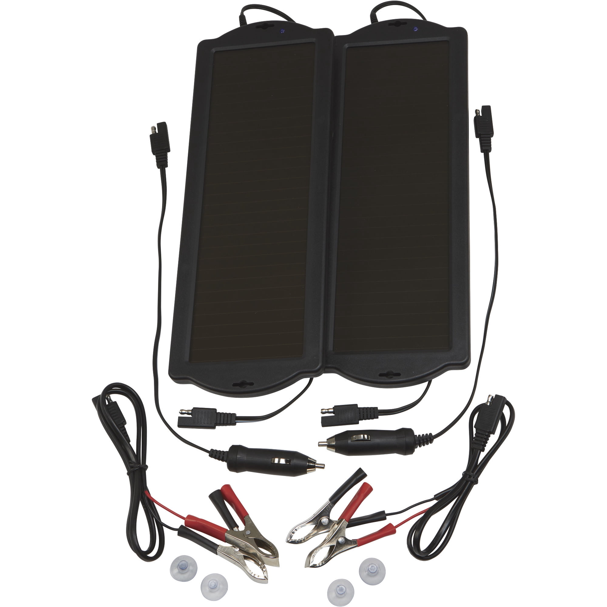 Ironton 12 Volt Amorphous Solar Panels, Twin Pack, 1.5 Watts