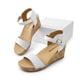 thumbnail image 5 of Sandalia DREAM PAIRS NINI-8 Blanca con Cuña de 7.5 cm Talla 6.5, 5 of 7