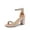 NUDE PINK-SATIN, variant on Women’s Low Chunk Heel Pump Sandals – Stylish Dressy Shoes for Work, Parties, and Everyday Wear