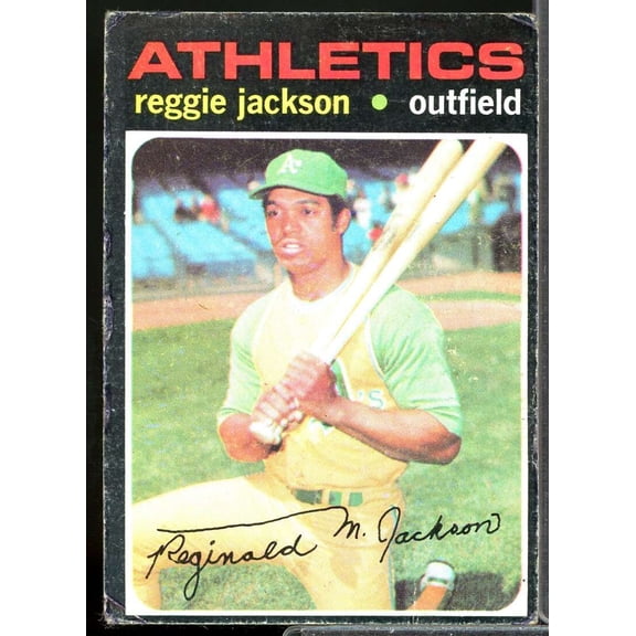 Reggie Jackson Card 1971 Topps #20