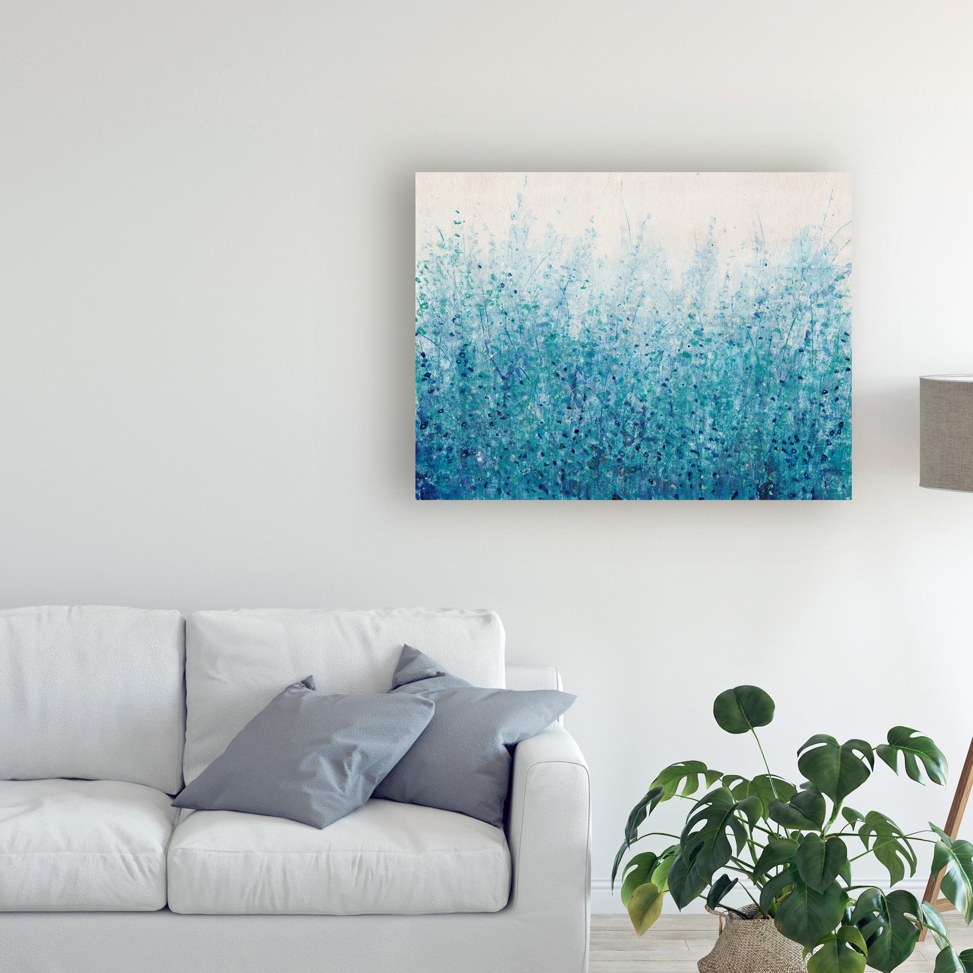 Trademark Fine Art 'Misty Blues II' Canvas Art by Tim OToole